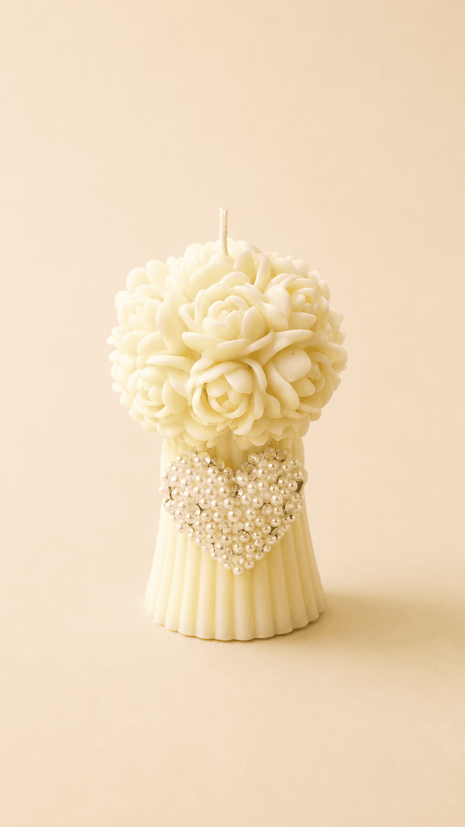 Bouquet Candle – Bouquet with Heart