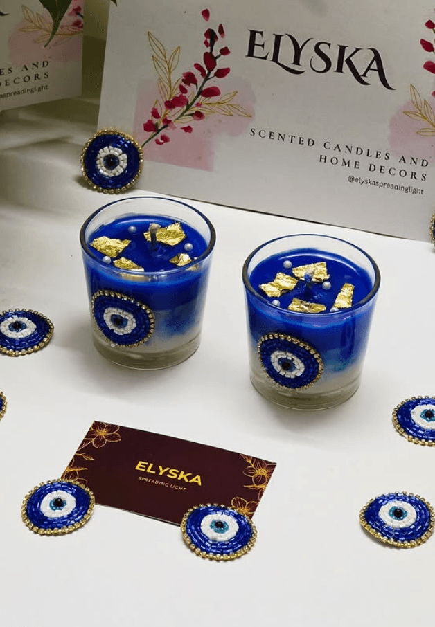 Evil Eye Candle