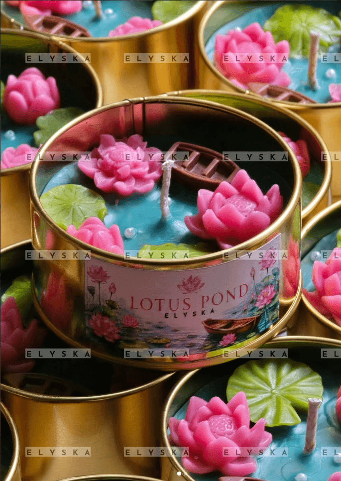 Lotus Pond Candle – Tin Jar