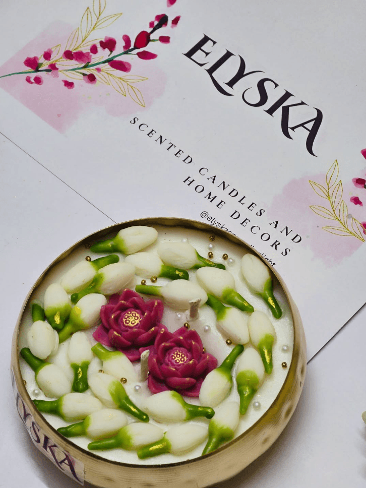 Lotus & Mogra Bud Candle